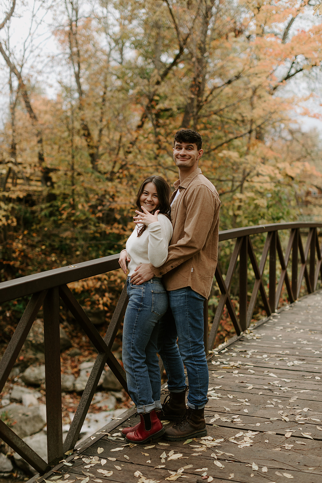 Engagement Photoshoot, Rock Glen Conservation, ON