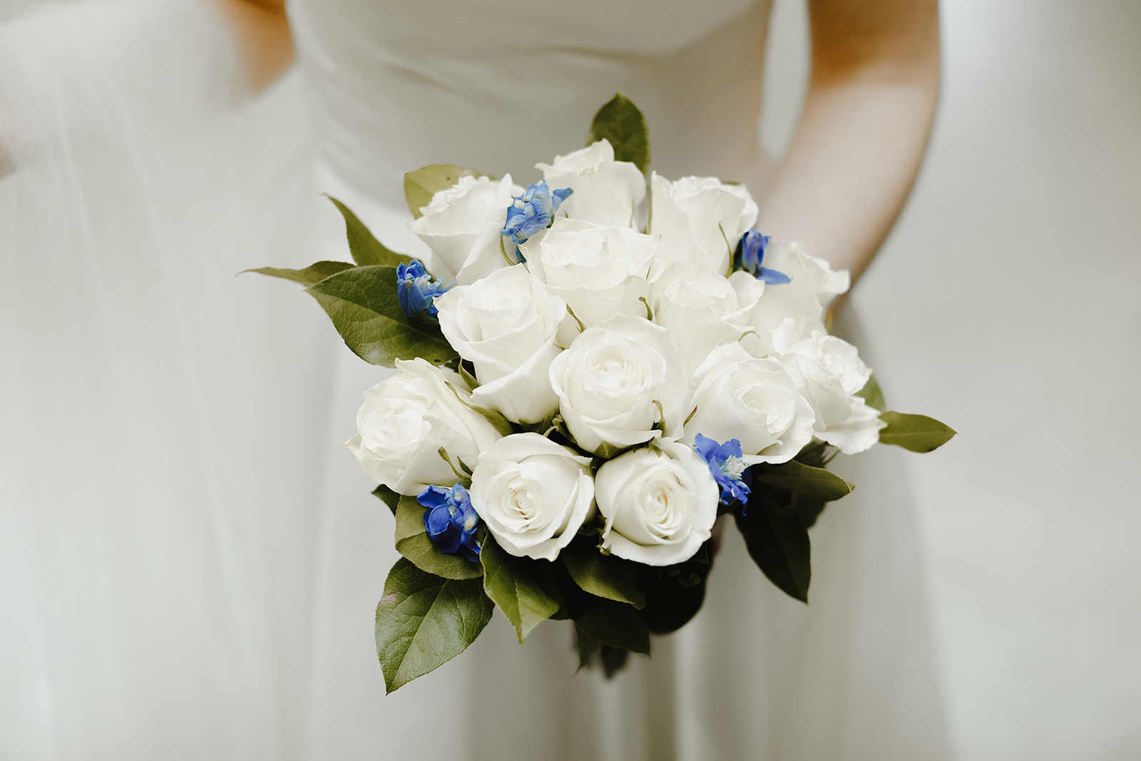 Closeup of brides flowers. Kingston ON wedding photography