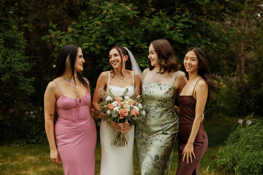 Bride with friends - Wedding Photography - Kingston ON