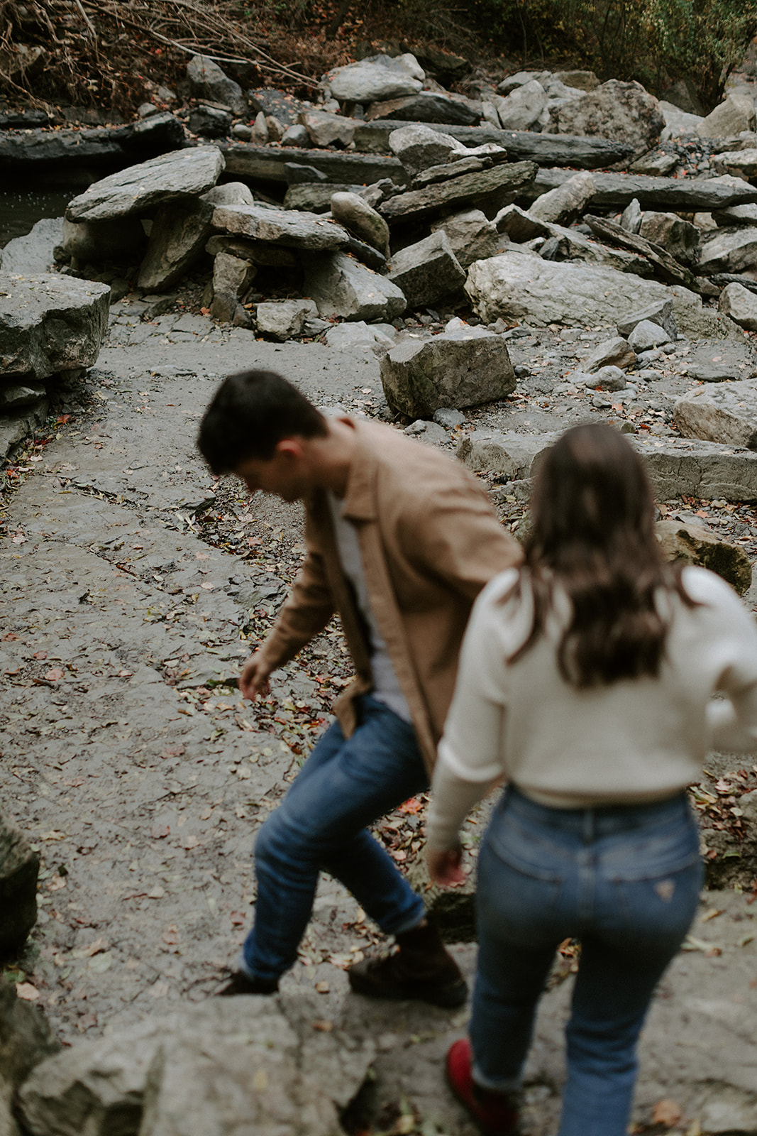 Engagement Photoshoot, Rock Glen Conservation, ON