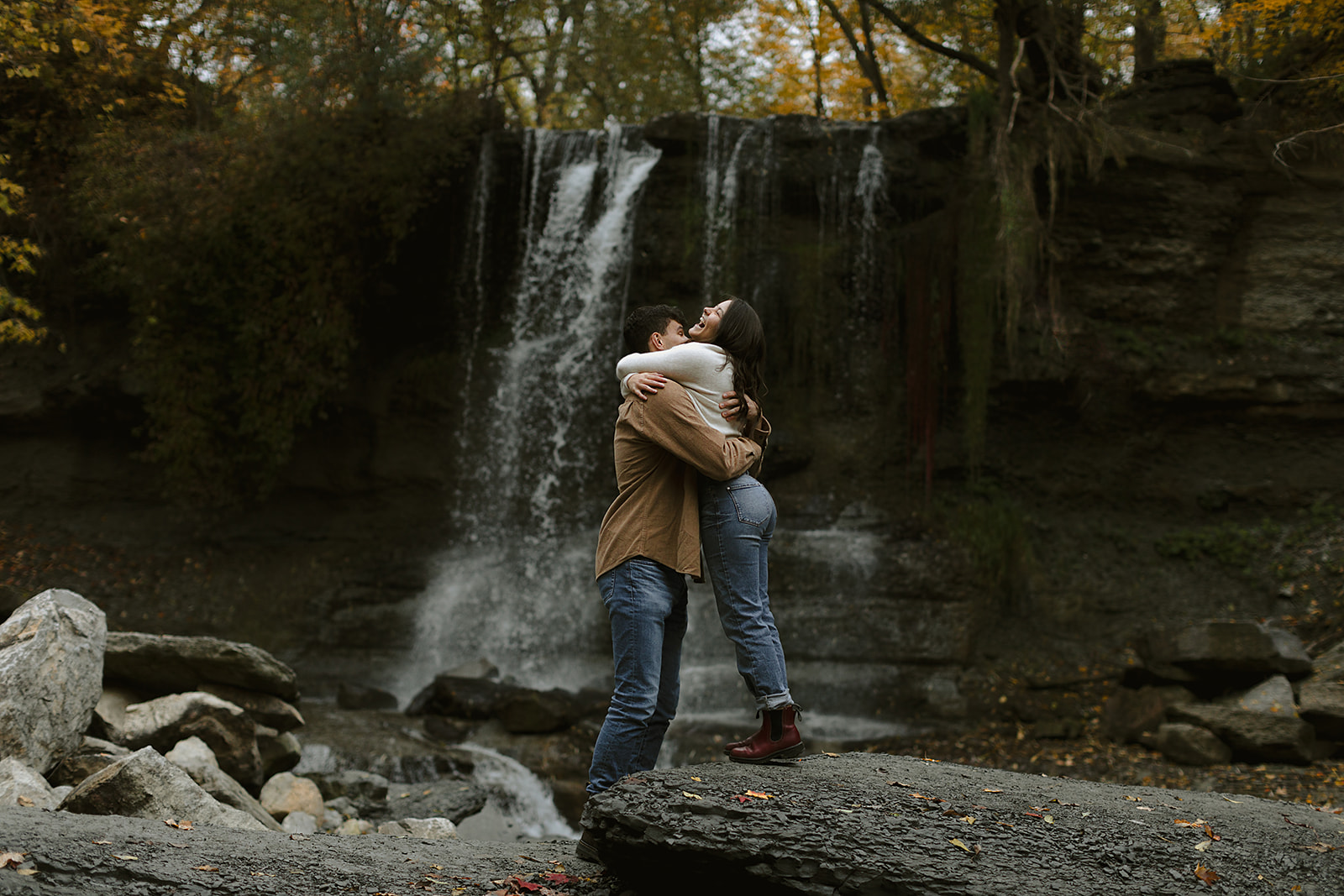 Engagement Photoshoot, Rock Glen Conservation, ON