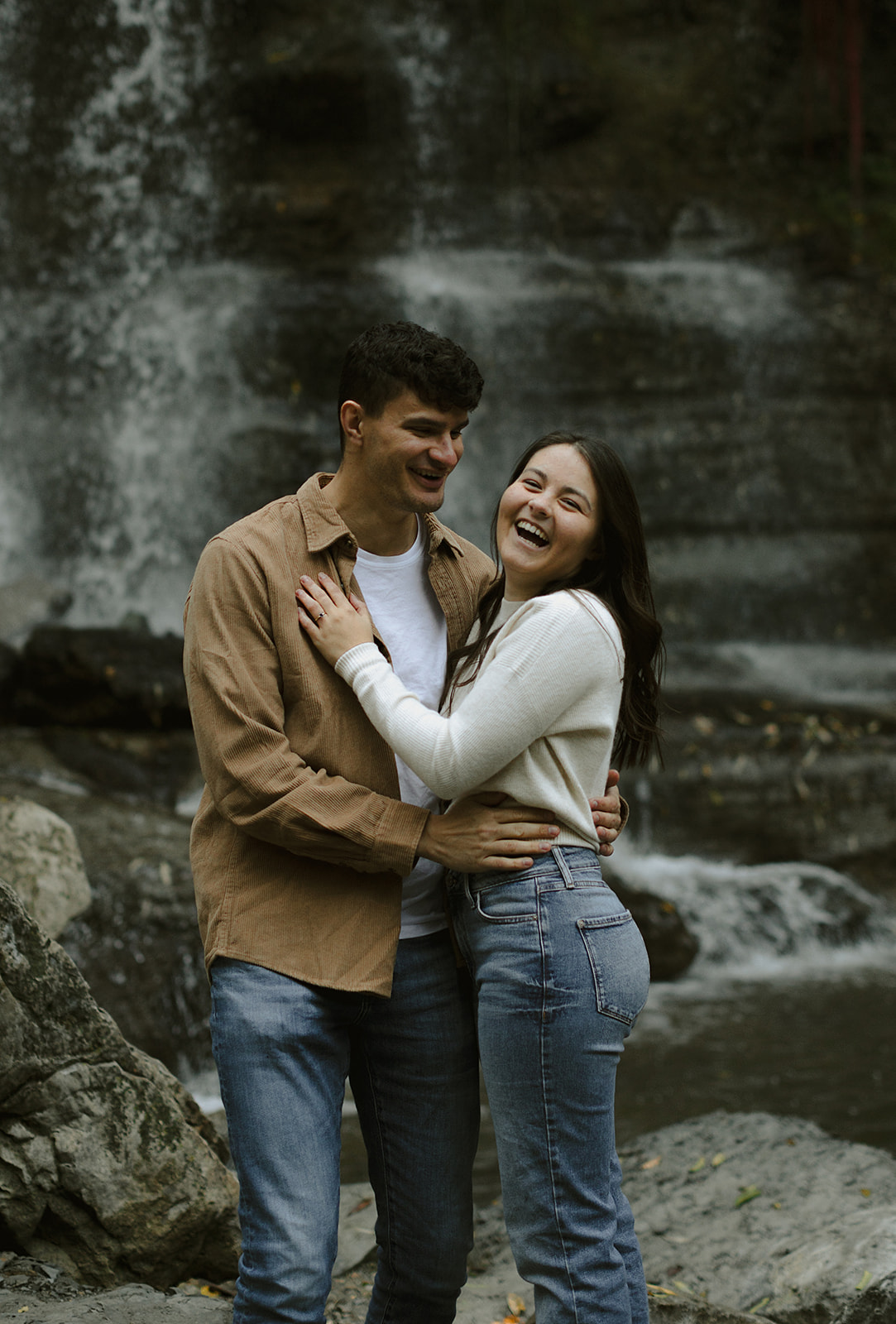 Engagement Photoshoot, Rock Glen Conservation, ON