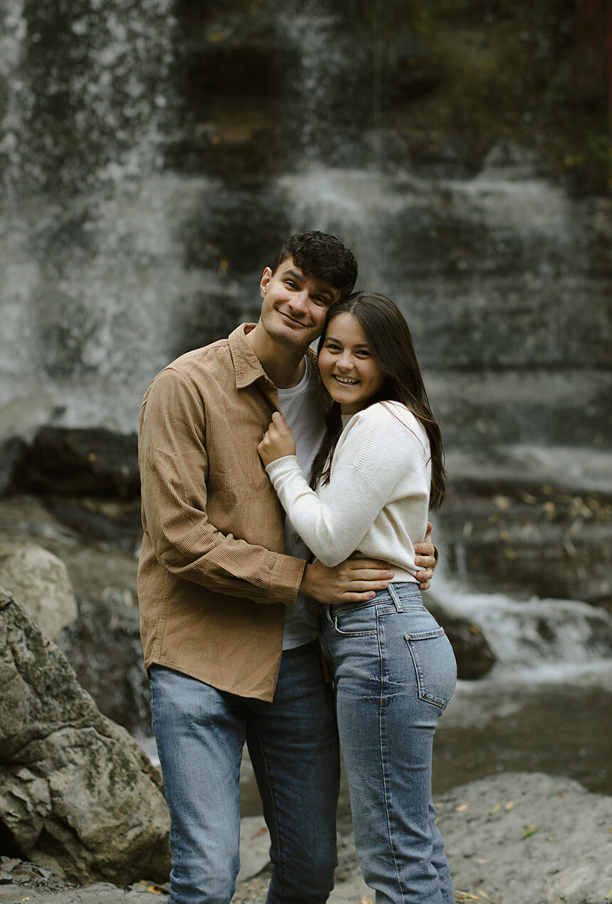 Engagement Photoshoot, Rock Glen Conservation, ON