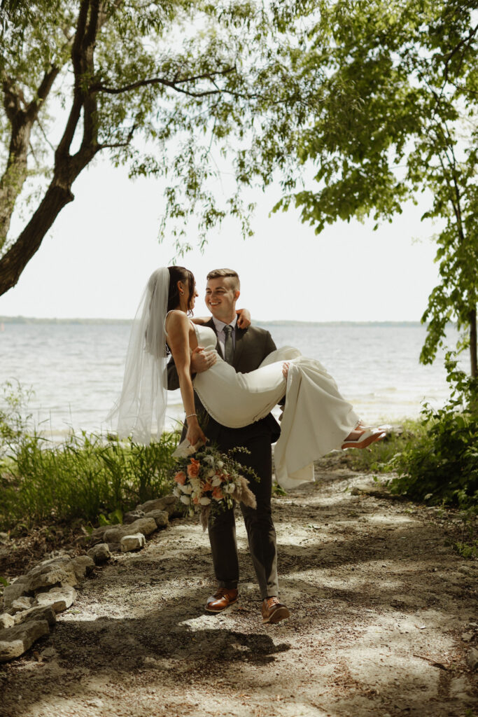 Wedding Photography - Kingston ON
Groom carrying Bride