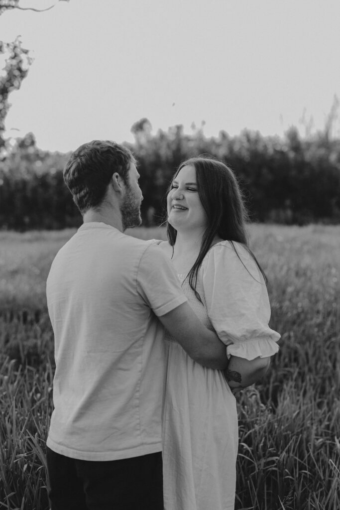 Couple in field, Kingston ON