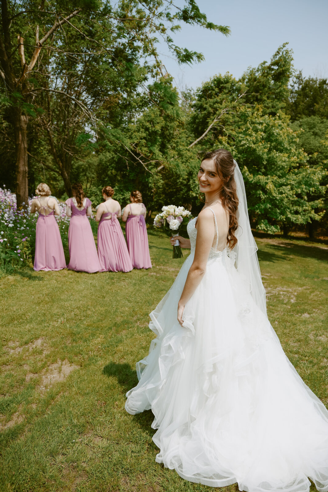 First look for bridesmaids