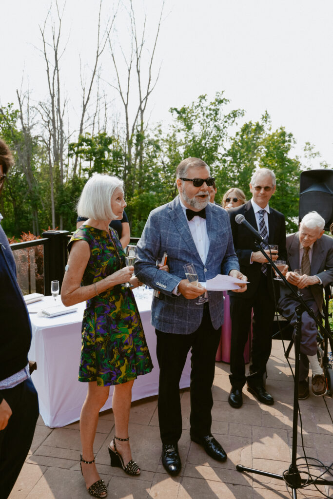 Guest at Peterborough Golf Course Wedding 