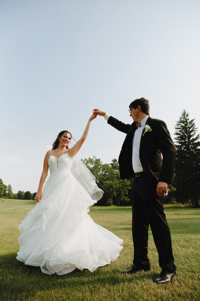 Bride and Groom, Peterborough Ontario Golf Course