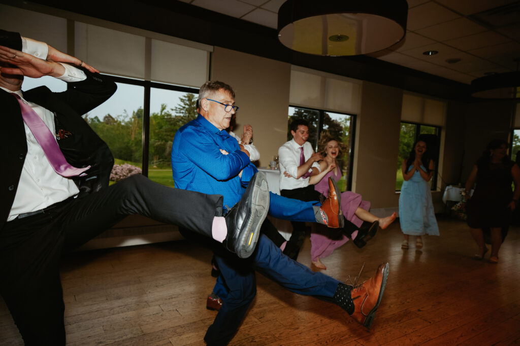 Dancing at wedding