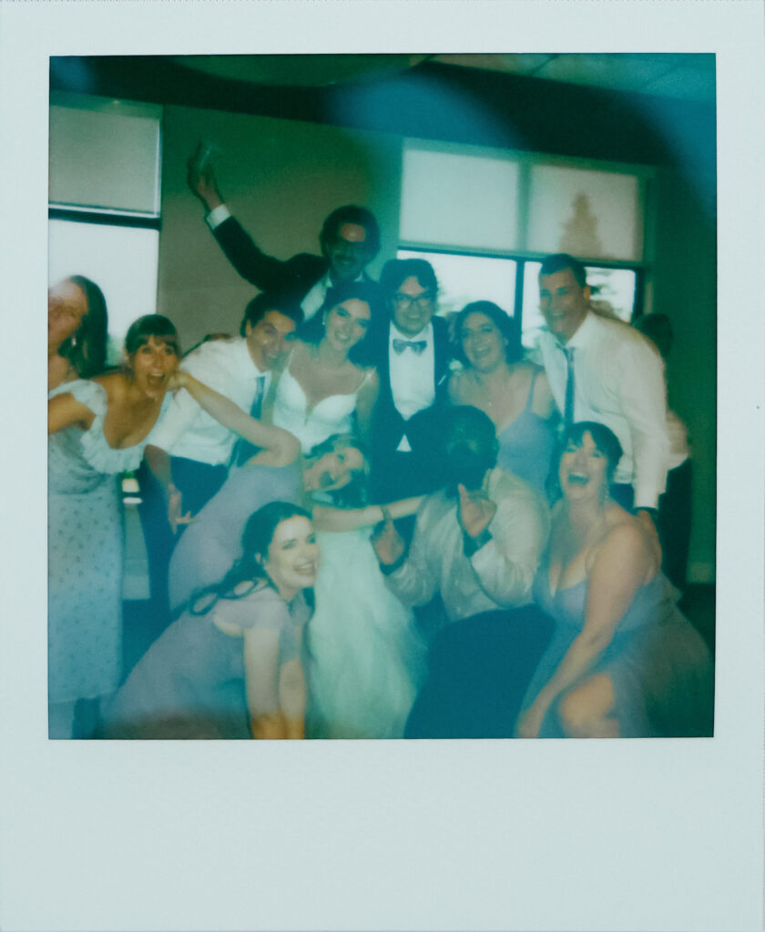 Polaroids of wedding