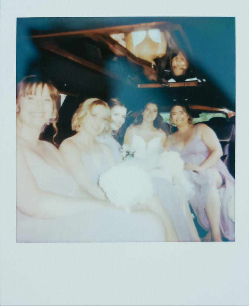Polaroids of wedding