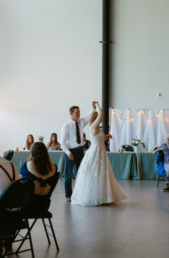 Bride and Groom first dance.