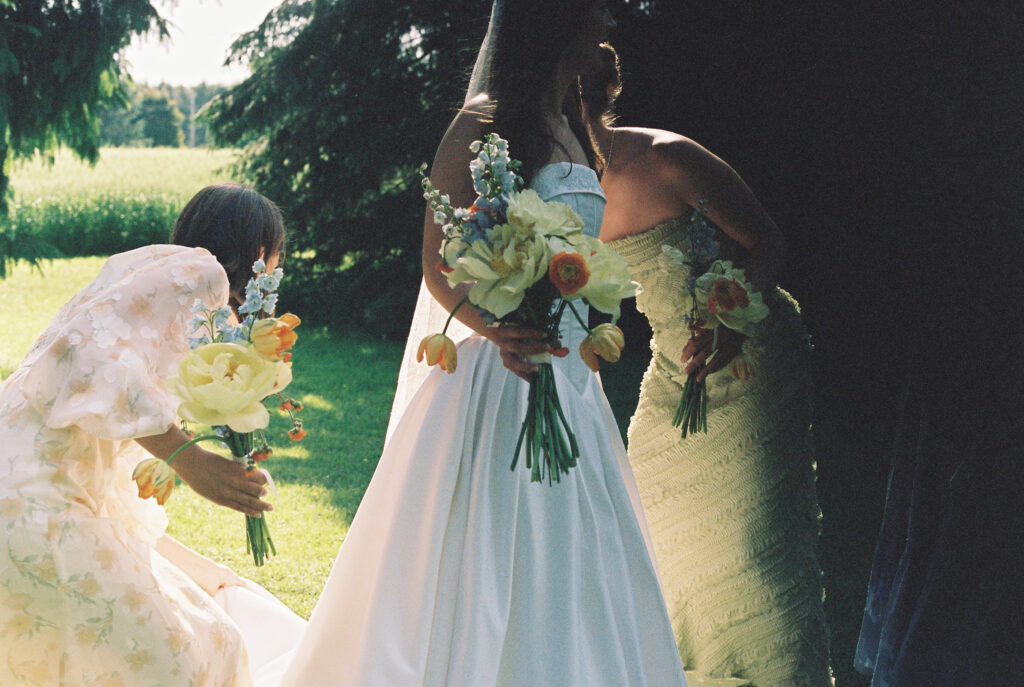 Wedding photography on film 