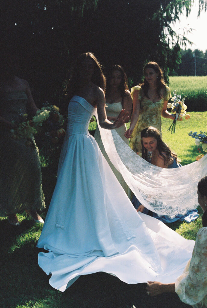 Wedding photography on film 